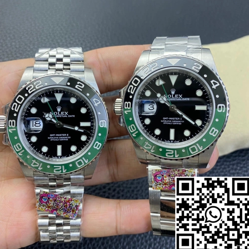 M126720VTNR-0001 Factory II Clean Dial Master GMT Black Rolex 0807